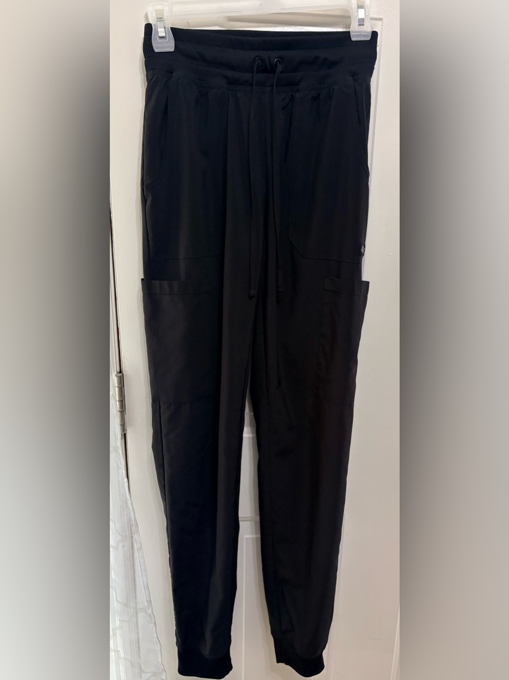 Dickie xs tall joggers scrub pants. Polyester spandex mix.